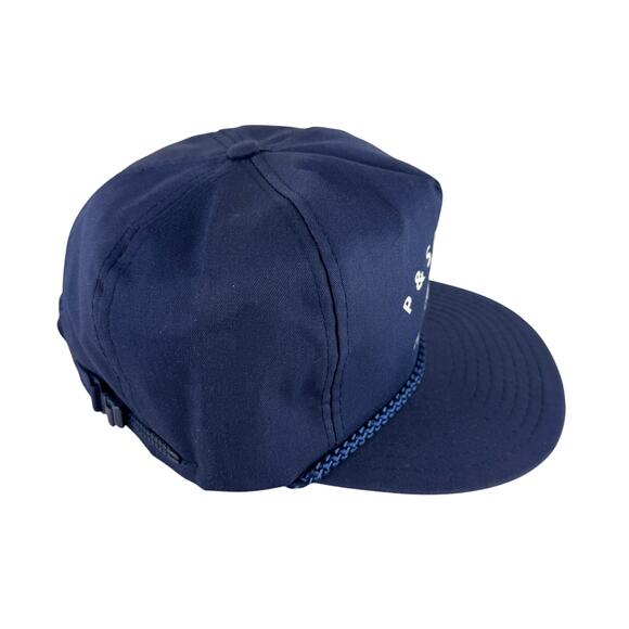 Vintage P&S Precision Lexington NC Trucker Hat Navy Snapback‎ Rope Cap OSFM - Picture 2 of 8